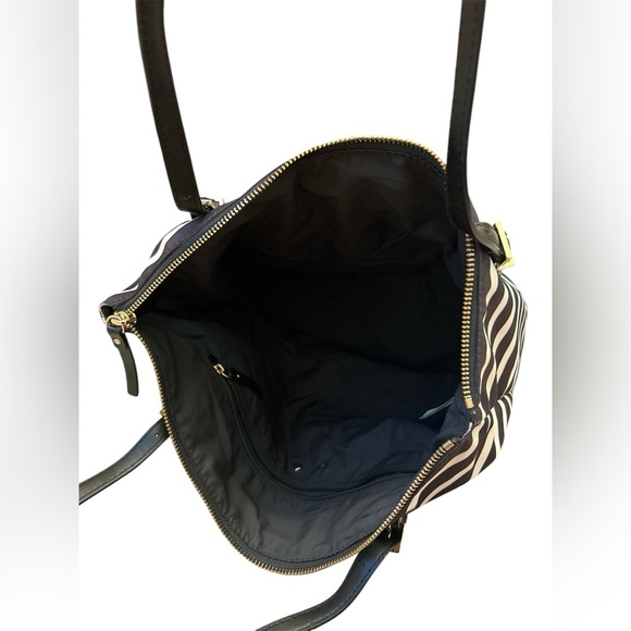 Kate Spade Watson Lane Black/Clotted Cream Maya Tote- - Picture 5 of 11